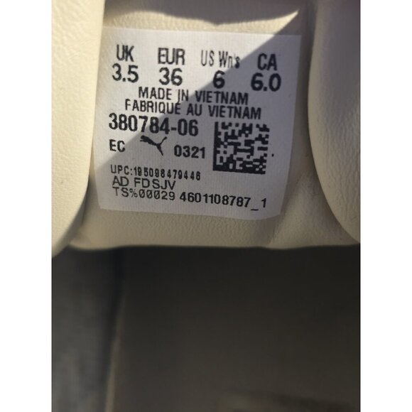 Puma Mayze Oatmeal Platform Shoes Sneakers Suede Size 6 380784-06 - Picture 9 of 9